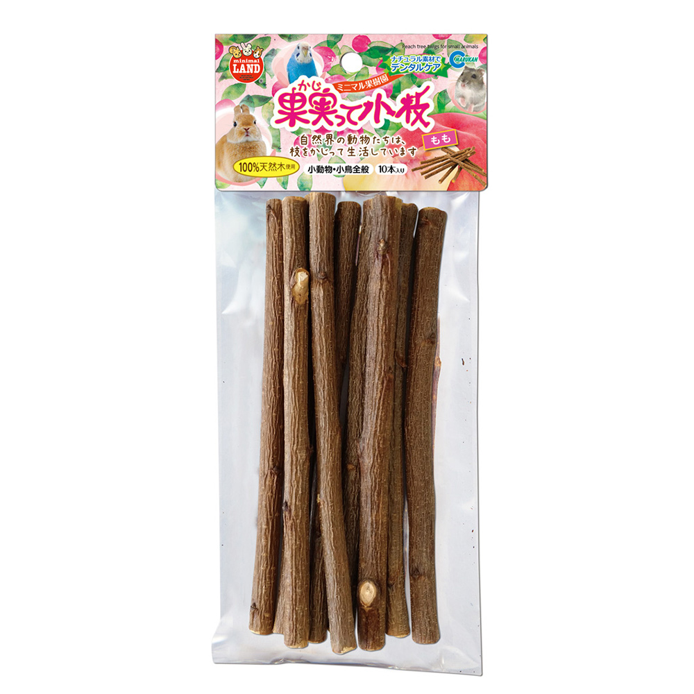 果実って小枝　もも