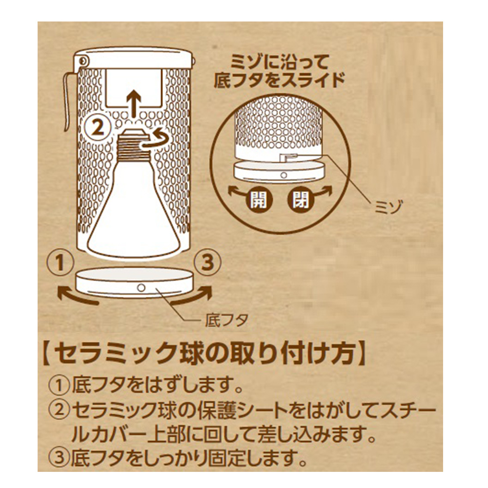 ヒートセラミック 交換球 100W