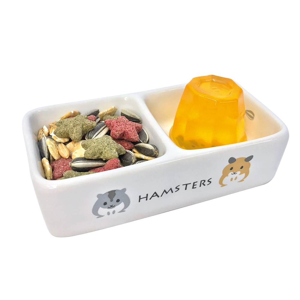 ハムちゃんのダブル食器