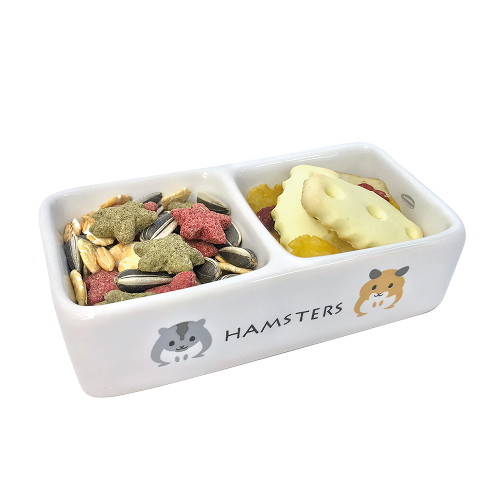ハムちゃんのダブル食器
