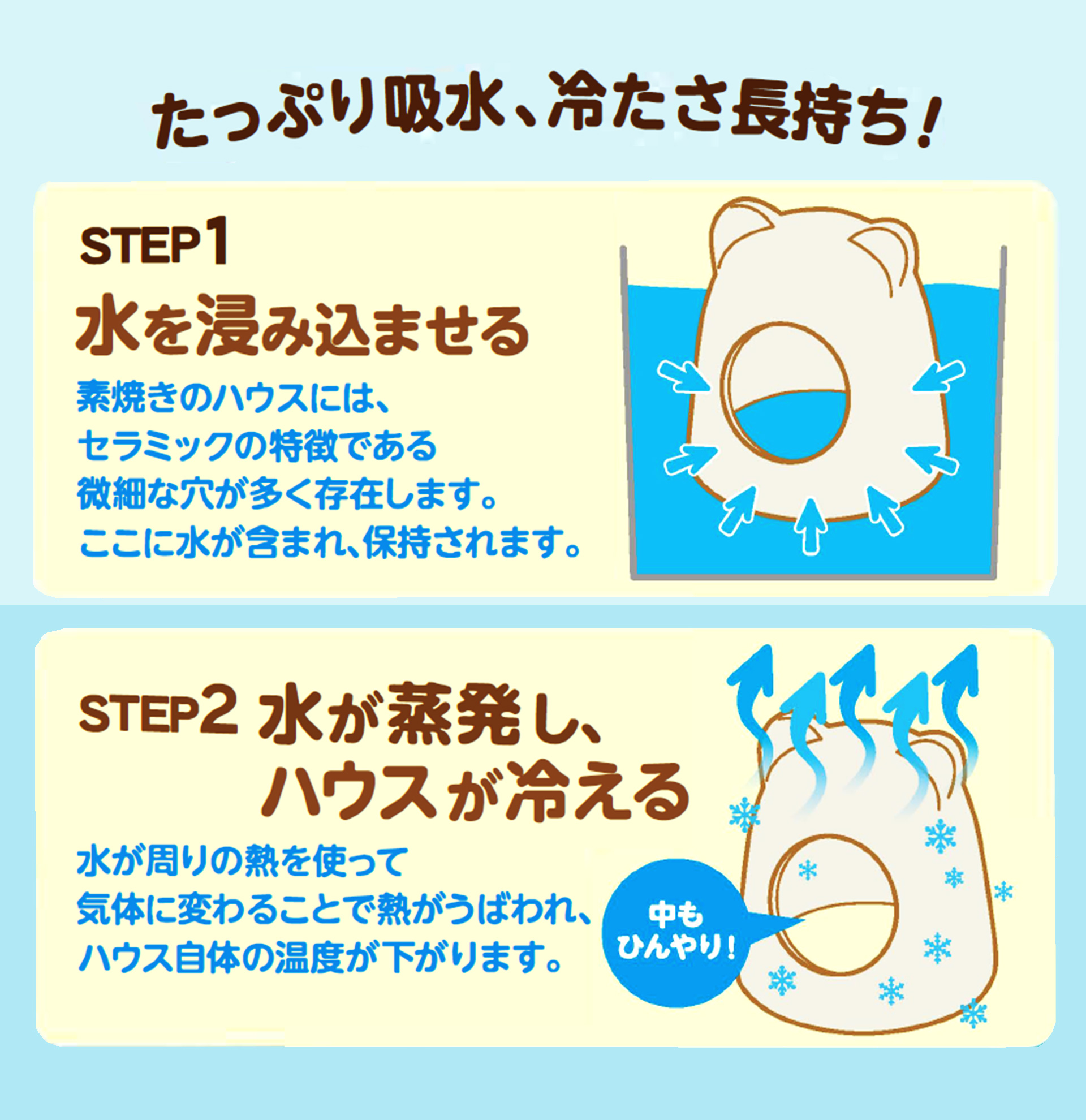 ひんやりセラミックハウス