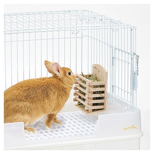 うさぎの牧草用<br>かじり木フィーダー M