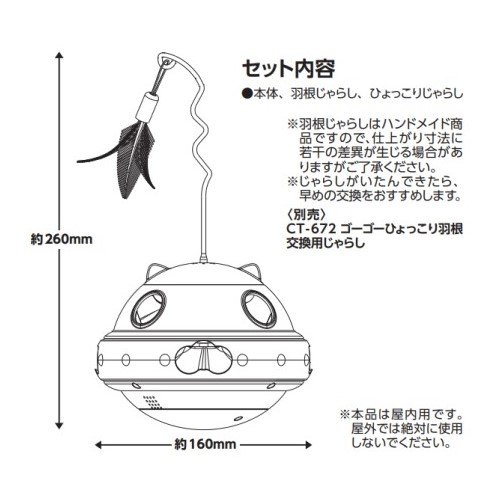 ゴーゴーひょっこり羽根