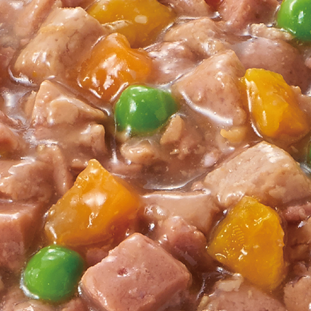 ナチュラハグレインフリー<br>ビーフ&チキン・ほぐしささみ・<br>緑黄色野菜入り　とろみスープ