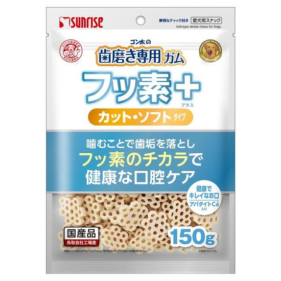 ゴン太の歯磨き専用ガム<br>フッ素プラス　カットソフト<br>アパタイトカルシウム入り
