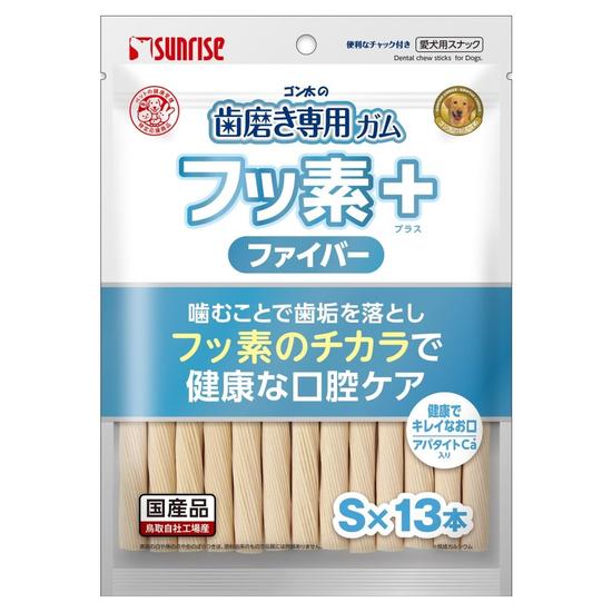 ゴン太の歯磨き専用ガム<br>フッ素プラス　ファイバーＳサイズ<br>　アパタイトカルシウム入り