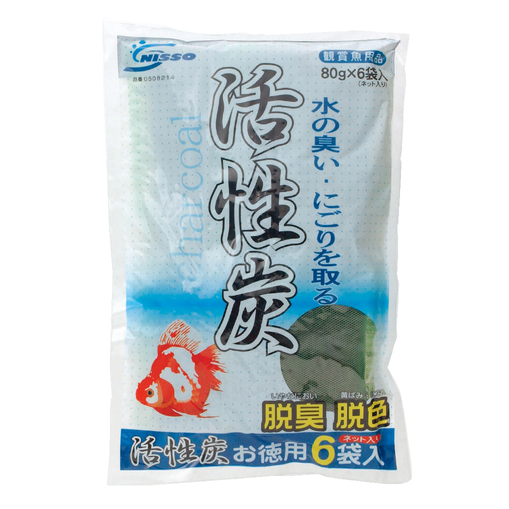活性炭　お徳用　6袋入（80g）